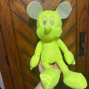 Neon Mickey plush